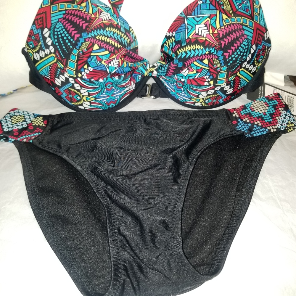 Mossimo Aztec print bikini small - Picture 8 of 13